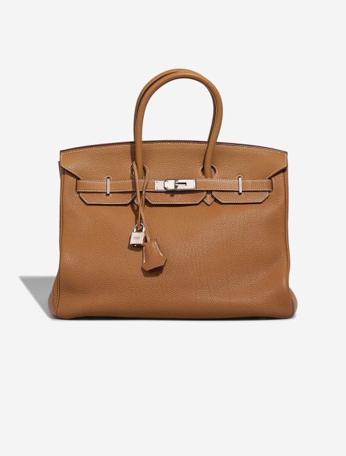 Hermès Birkin 35 Togo Gold Front | Sell your designer bag