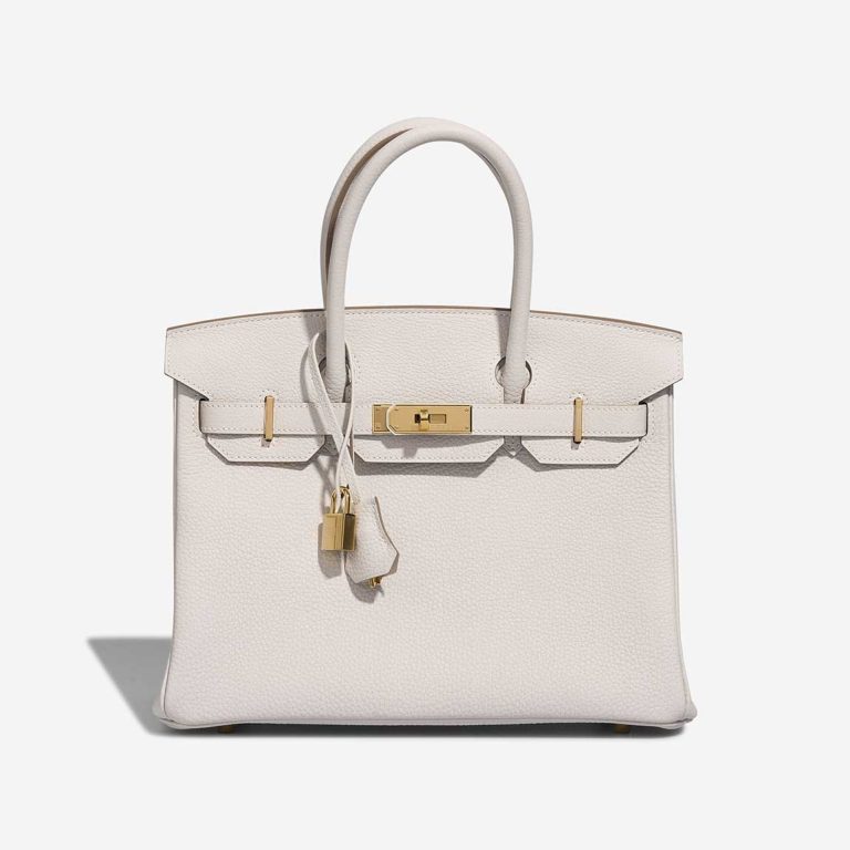 Hermès Birkin 30 Togo Gris Pâle Front | Sell your designer bag
