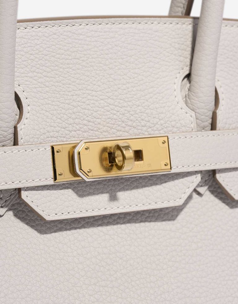 Hermès Birkin 30 Togo Gris Pâle Closing System | Sell your designer bag
