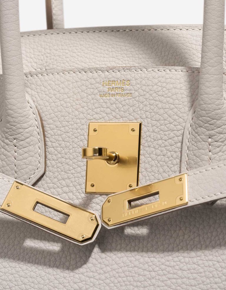 Hermès Birkin 30 Togo Gris Pâle Logo | Sell your designer bag