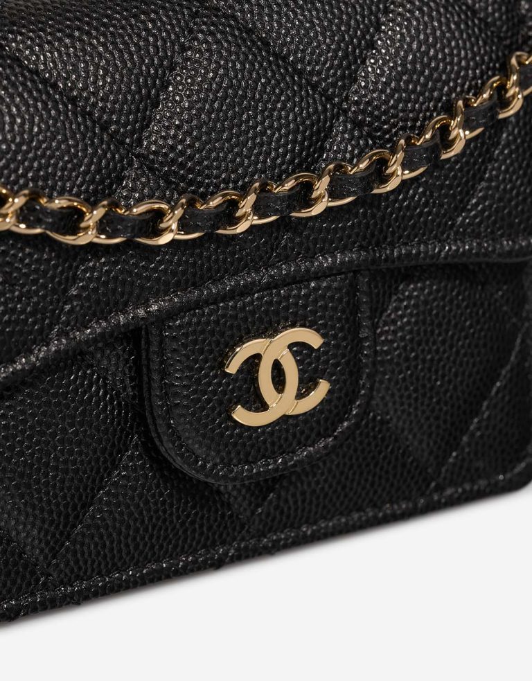 Chanel Timeless Extra Mini Caviar Black Closing System | Sell your designer bag