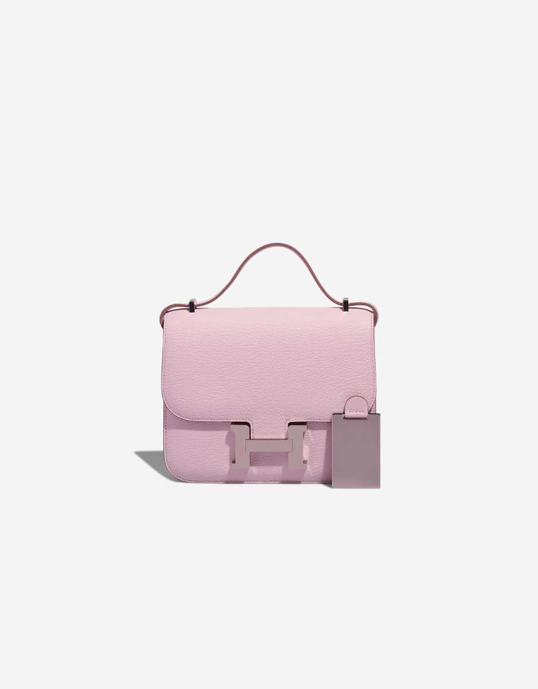 Hermès Constance 18 Chèvre Mysore Mauve Pâle Front | Sell your designer bag