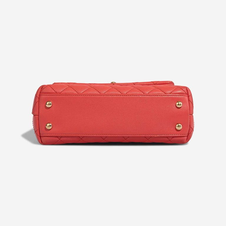Chanel Timeless Handle Small Caviar Coral | Sell your designer bag