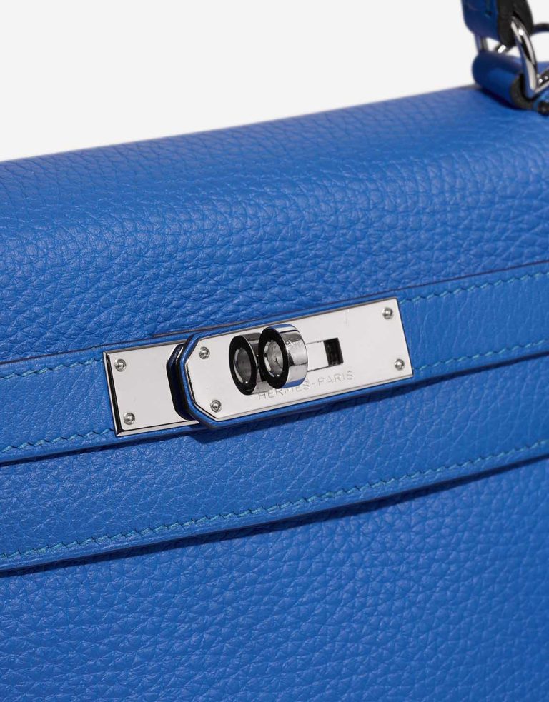Hermès Kelly 28 Togo Bleu Mykonos Closing System | Sell your designer bag