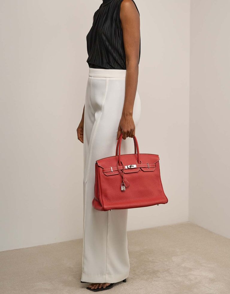 Hermès Birkin 35 Clémence Sanguine on Model | Sell your designer bag