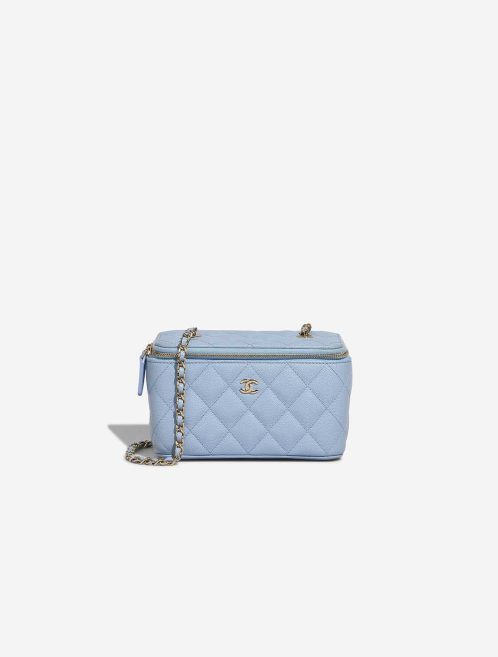Chanel Vanity Small Caviar Light Blue Front | Sell your designer bag