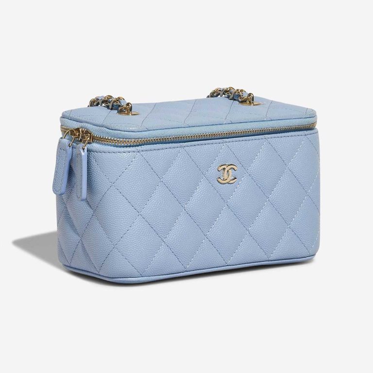 Chanel Vanity Small Caviar Light Blue | Sell your designer bag