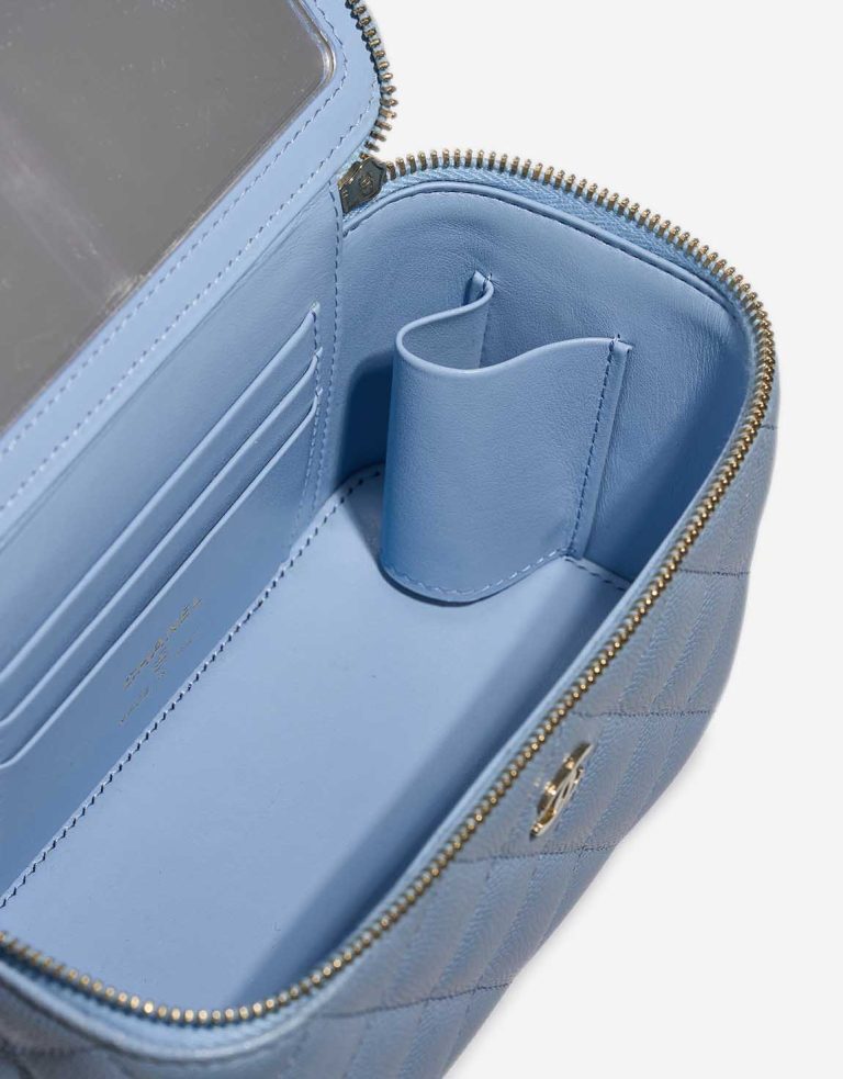 Chanel Vanity Small Caviar Light Blue Inside | Sell your designer bag