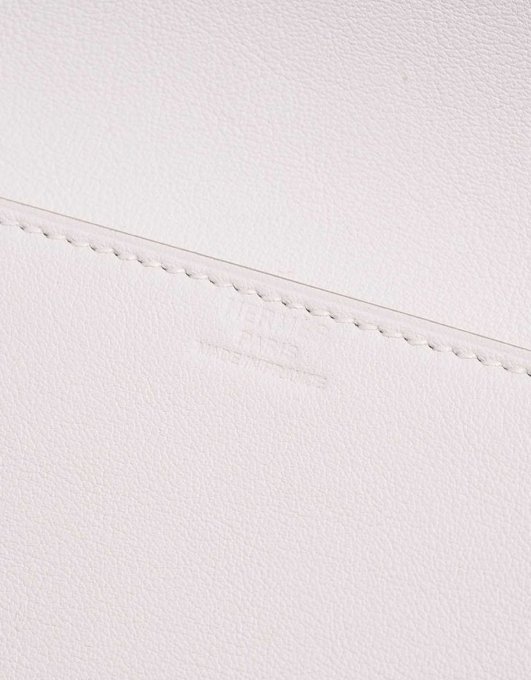 Hermès Birkin Shadow Cut Clutch Swift New White Logo | Sell your designer bag