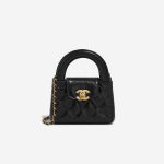 Chanel Kelly Micro Aged Calf Black Front | Sell your designer bag