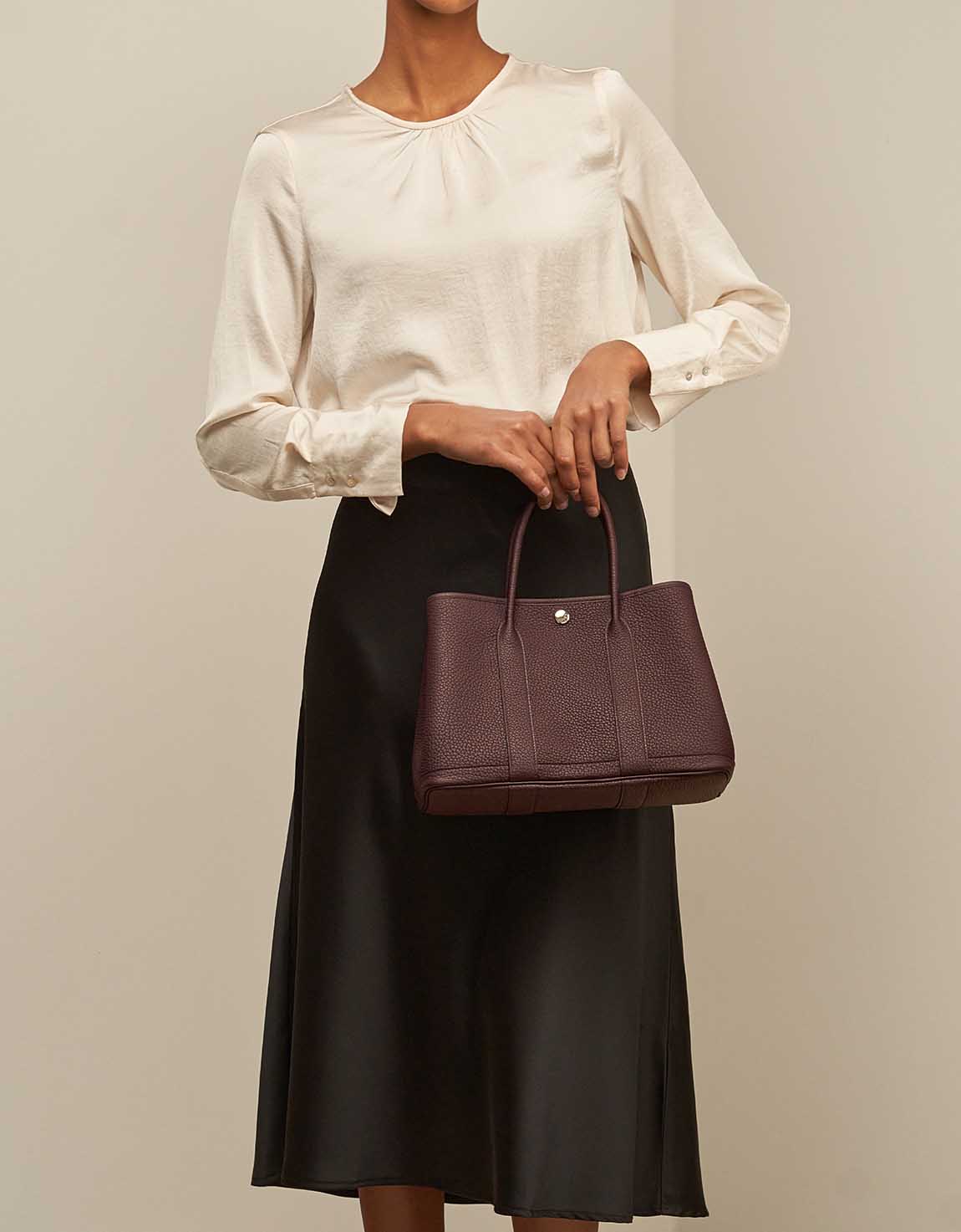 【新品同様 /Etoupe & Rouge Sellier】HERMES Garden Party 30 Hermès Garden Party 30 Rouge Sellier Negonda – Coco Approved