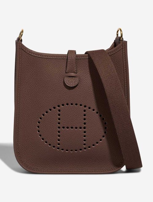 Hermès Evelyne 16 Taurillon Clémence Cacao Front | Sell your designer bag