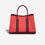 Hermès Garden Party 30 Toile / Taurillon Clémence Rose Texas / Rouge H Front | Sell your designer bag