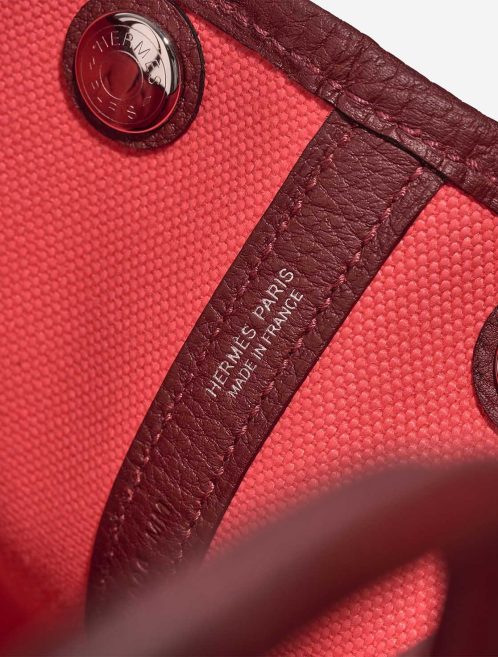 Hermès Garden Party 30 Toile / Taurillon Clémence Rose Texas / Rouge H Logo | Sell your designer bag