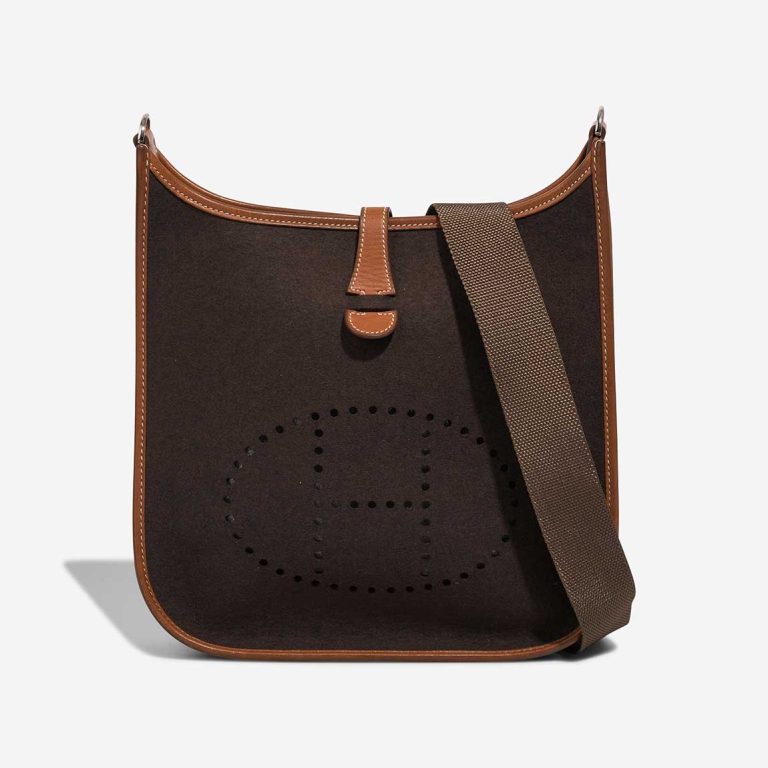 Hermès Evelyne 29 Felt / Barénia Ébène / Naturel Front | Sell your designer bag