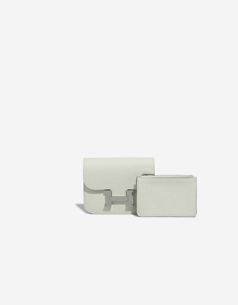 一目惚れ必至♪【HERMES】Constance Slim 長財布 ホワイト Hermès Constance Slim Wallet Epsom Vert Fizz | SACLÀB