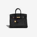 Hermès Birkin 25 Togo Black  Front | Sell your designer bag