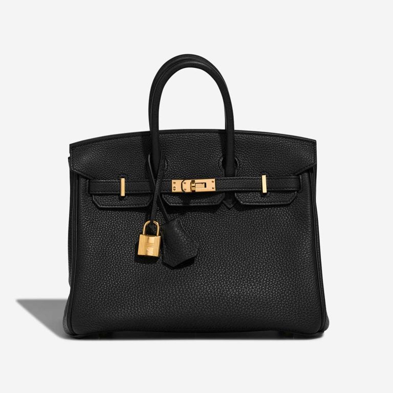 Hermès Birkin 25 Togo Black  Front | Sell your designer bag