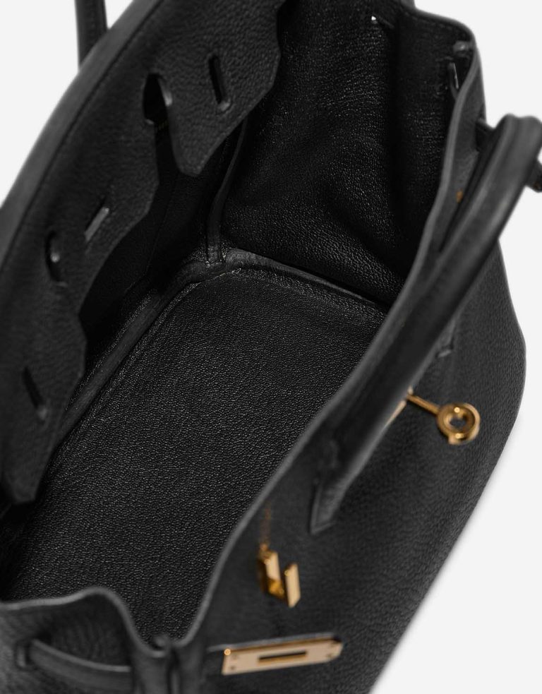Hermès Birkin 25 Togo Black  Inside | Sell your designer bag