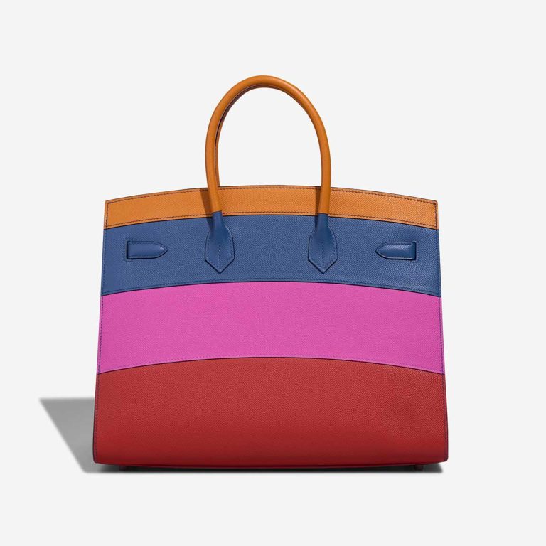 Hermès Birkin Sunset Rainbow 35 Epsom Abricot / Bleu Agate / Magnolia / Rouge Casaque | Sell your designer bag