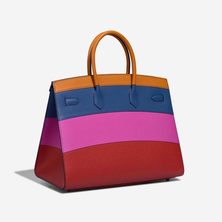 Hermès Birkin Sunset Rainbow 35 Epsom Abricot / Bleu Agate / Magnolia / Rouge Casaque | Sell your designer bag