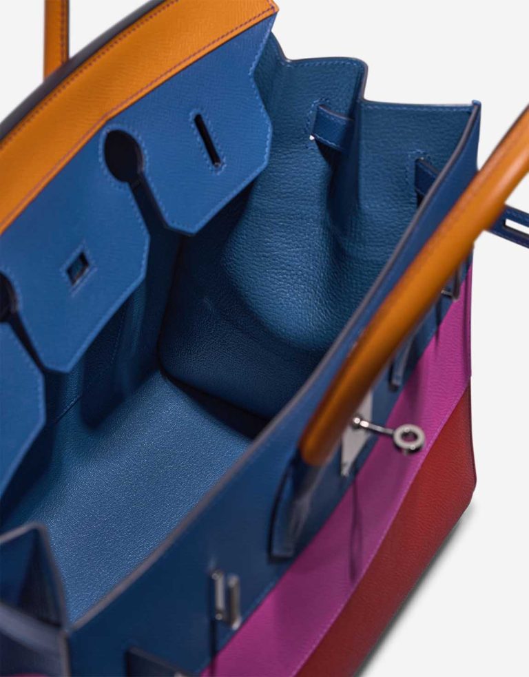 Hermès Birkin Sunset Rainbow 35 Epsom Abricot / Bleu Agate / Magnolia / Rouge Casaque Inside | Sell your designer bag