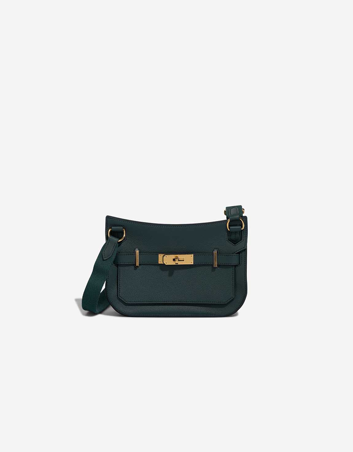 Hermès Jypsière Mini Evercolor Vert Cyprès / Vert Rousseau | SACLÀB