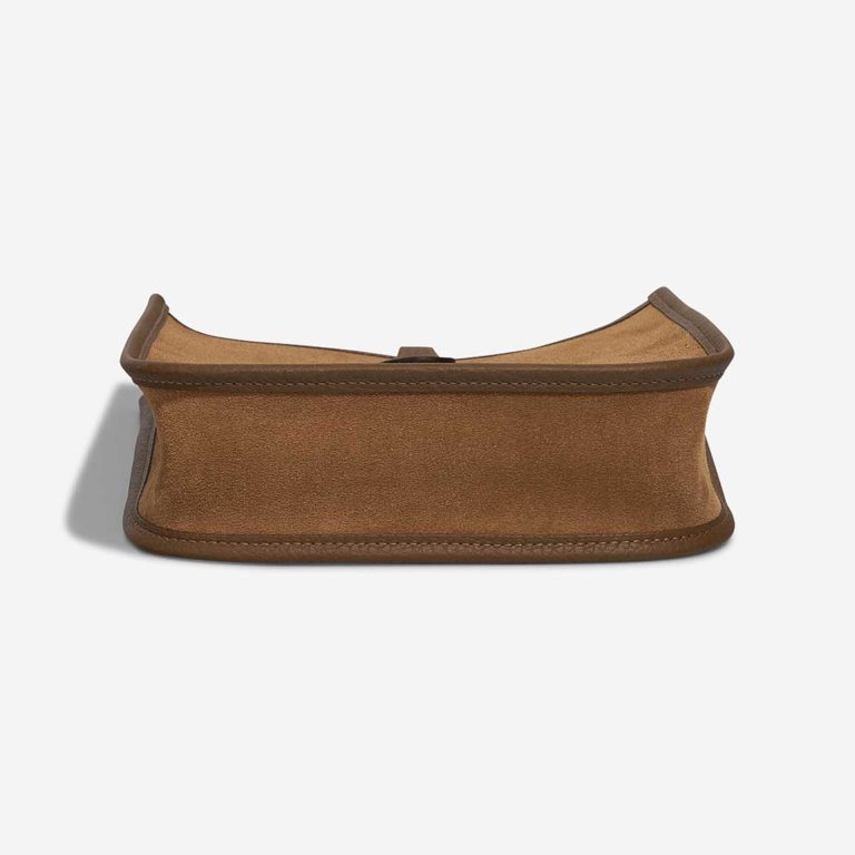 Hermès Evelyne Grizzly 16 Doblis Suede Chamois / Alezan / Gold | Sell your designer bag