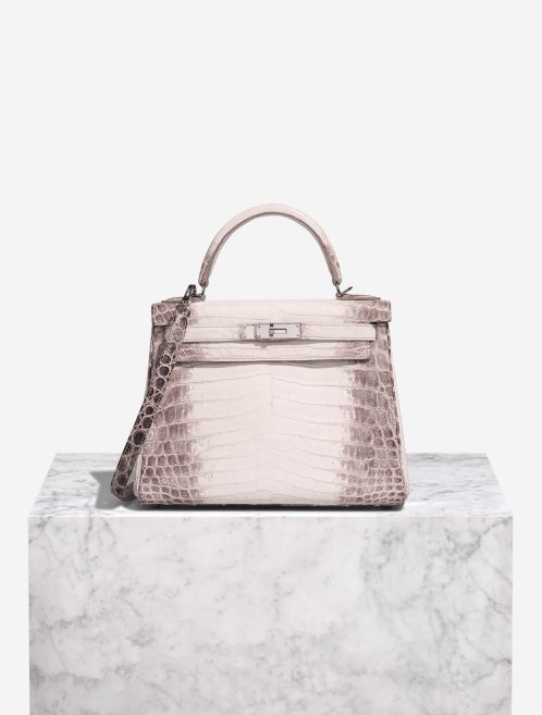 Hermès Kelly Himalaya 28 Niloticus Crocodile White Front | Sell your designer bag