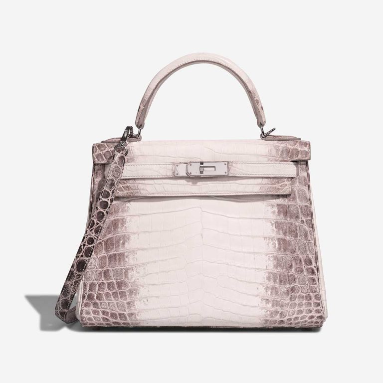 Hermès Kelly Himalaya 28 Niloticus Crocodile White Front | Sell your designer bag