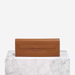 Hermès Birkin Shadow Cut Clutch Swift Gold Front | Sell your designer bag