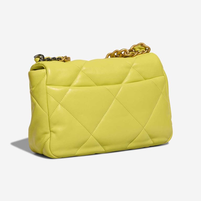Chanel 19 Flap Bag Lamb Lime Yellow  | Sell your designer bag