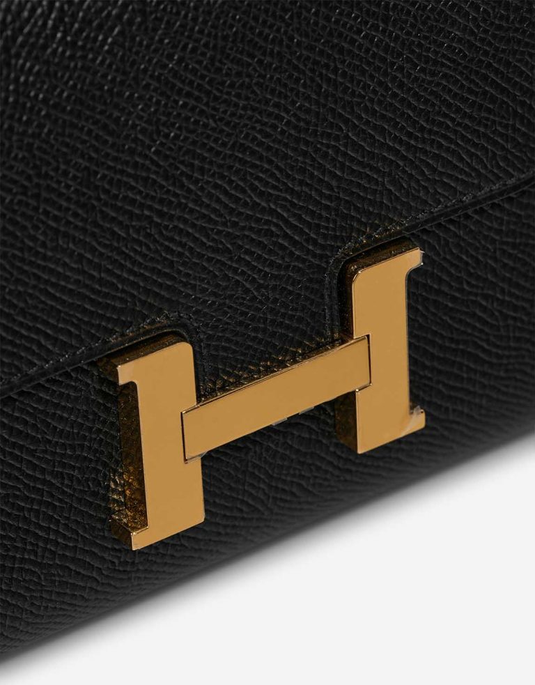 Hermès Constance Compact Passant Epsom Black Closing System | Sell your designer bag