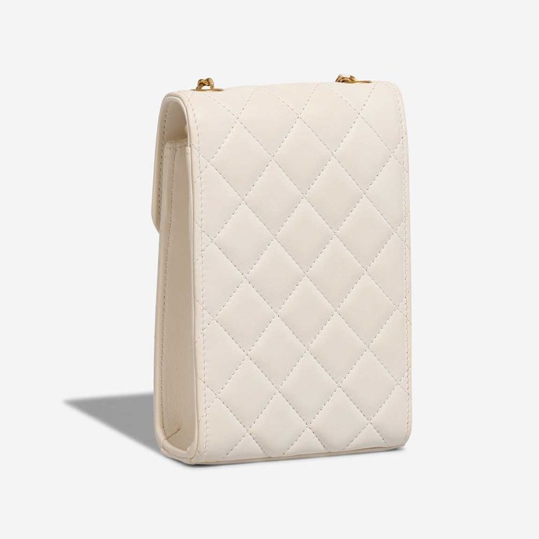 Chanel Phone Holder Lamb White | Sell your designer bag
