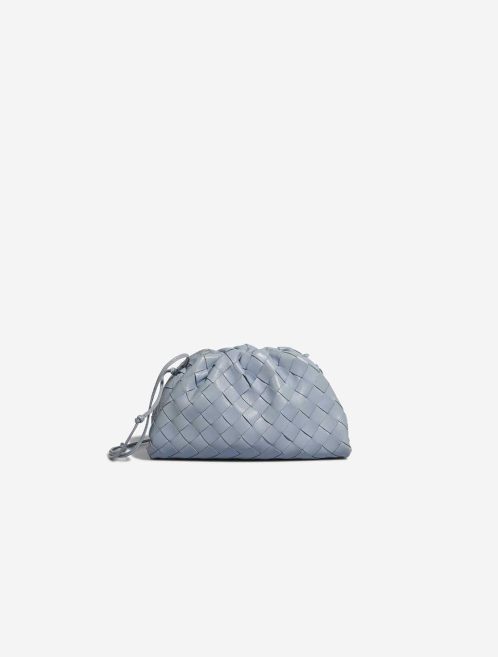 Bottega Veneta Pouch Mini Lamb Light Blue Front | Sell your designer bag