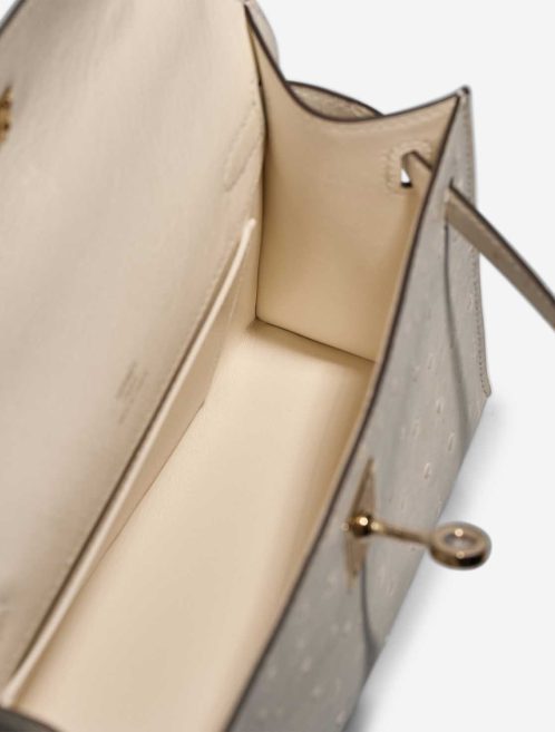 Hermès Kelly Pochette Mini Ostrich Nata Inside | Sell your designer bag