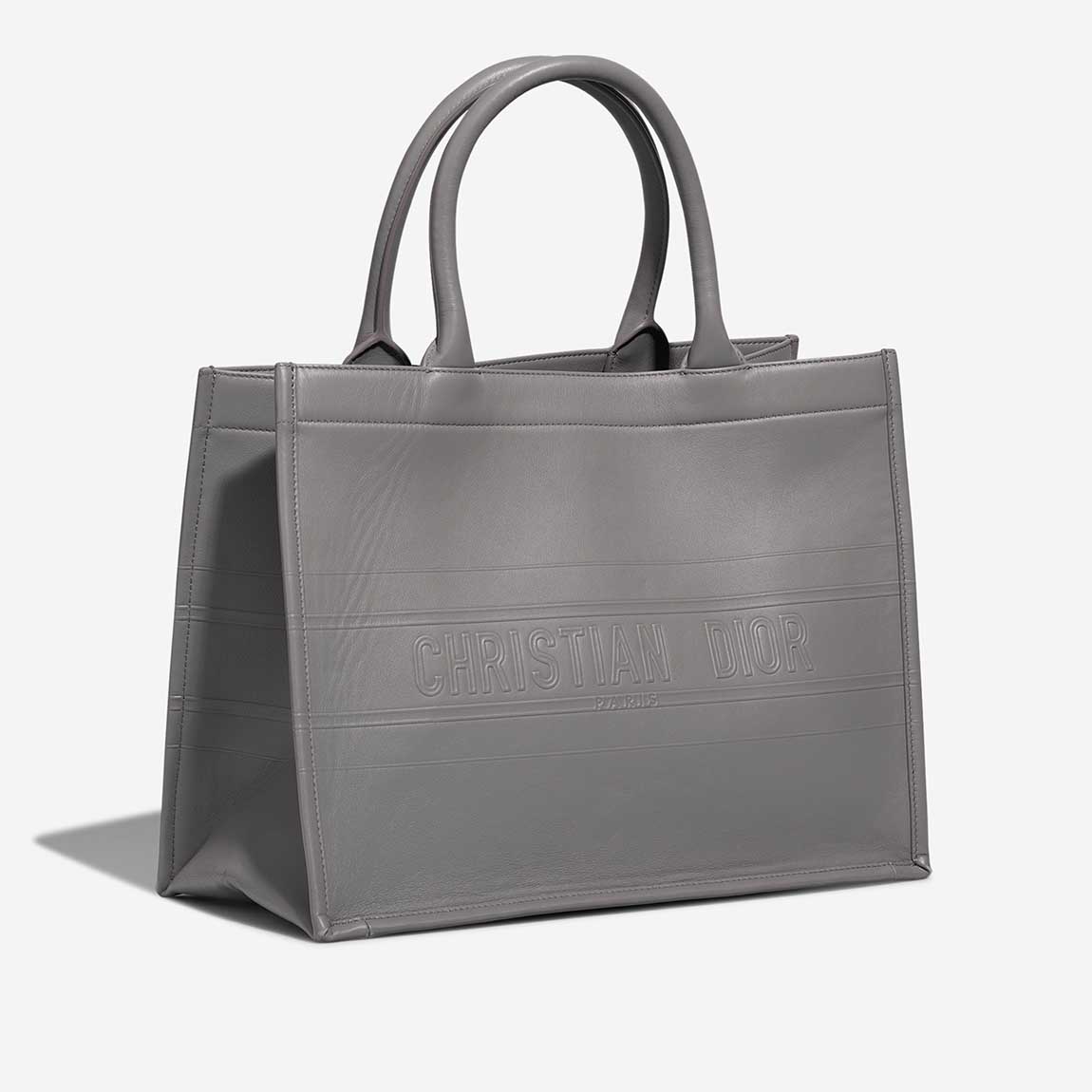 Dior Book Tote Medium Lamb Grey | SACLÀB