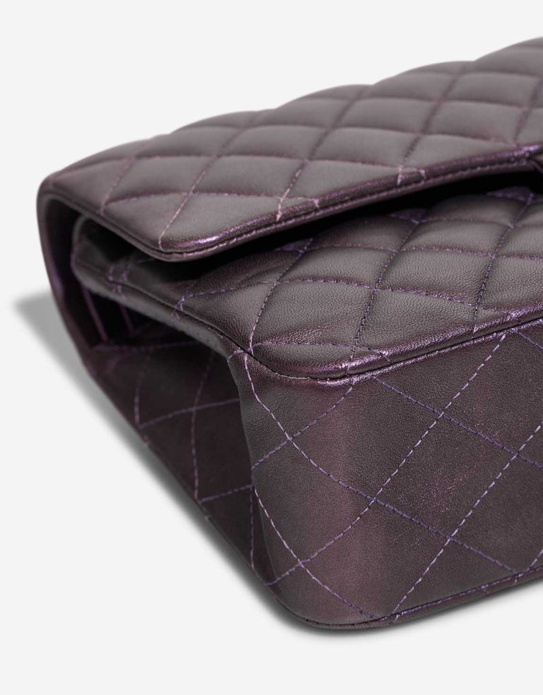 Chanel Timeless Medium Lamb Iridescent Violet Signs of wear | Sell your designer bag