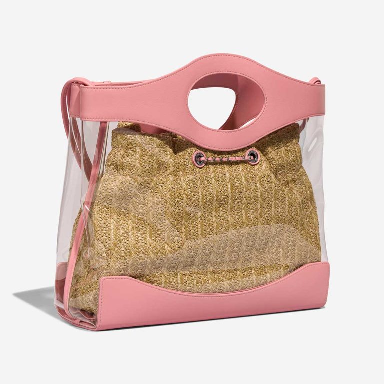 Chanel Shopping Tote Large Calf / Rattan / PVC Blush / Beige | Sell your designer bag