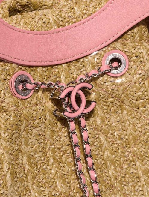 Chanel Shopping Tote Large Calf / Rattan / PVC Blush / Beige Closing System | Sell your designer bag