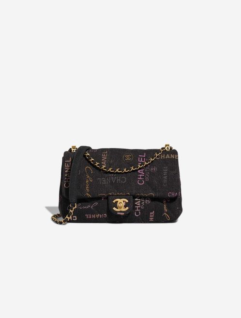 Chanel Timeless Medium Fabric / Denim Multicolour Front | Sell your designer bag