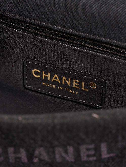 Chanel Timeless Medium Fabric / Denim Multicolour Logo | Sell your designer bag