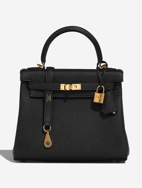 Hermès Kelly 25 Togo Black Front | Sell your designer bag