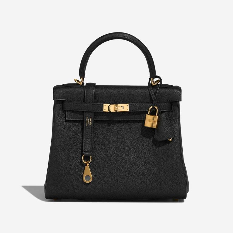 Hermès Kelly 25 Togo Black Front | Sell your designer bag