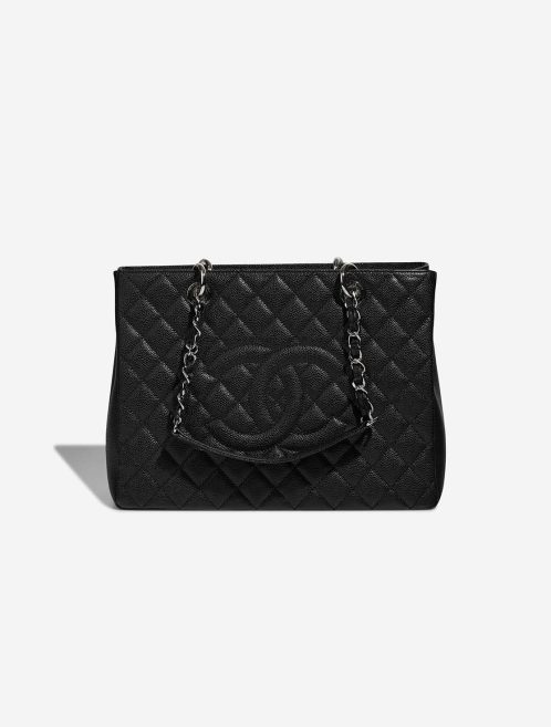Chanel Shopping Tote GST Caviar Black Front | Sell your designer bag