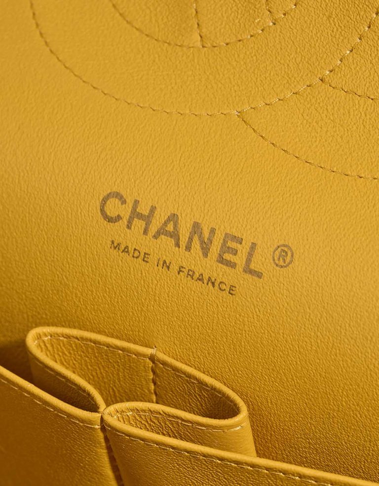Chanel Timeless Jumbo Caviar Amber Logo | Sell your designer bag