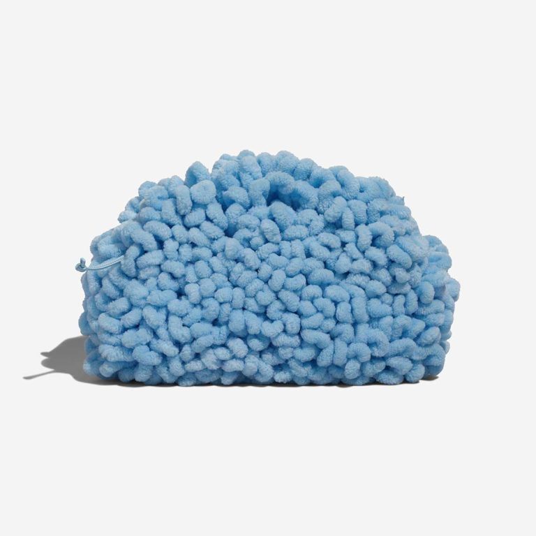 Bottega Veneta Pouch Small Chenille / Lamb Light Blue | Sell your designer bag
