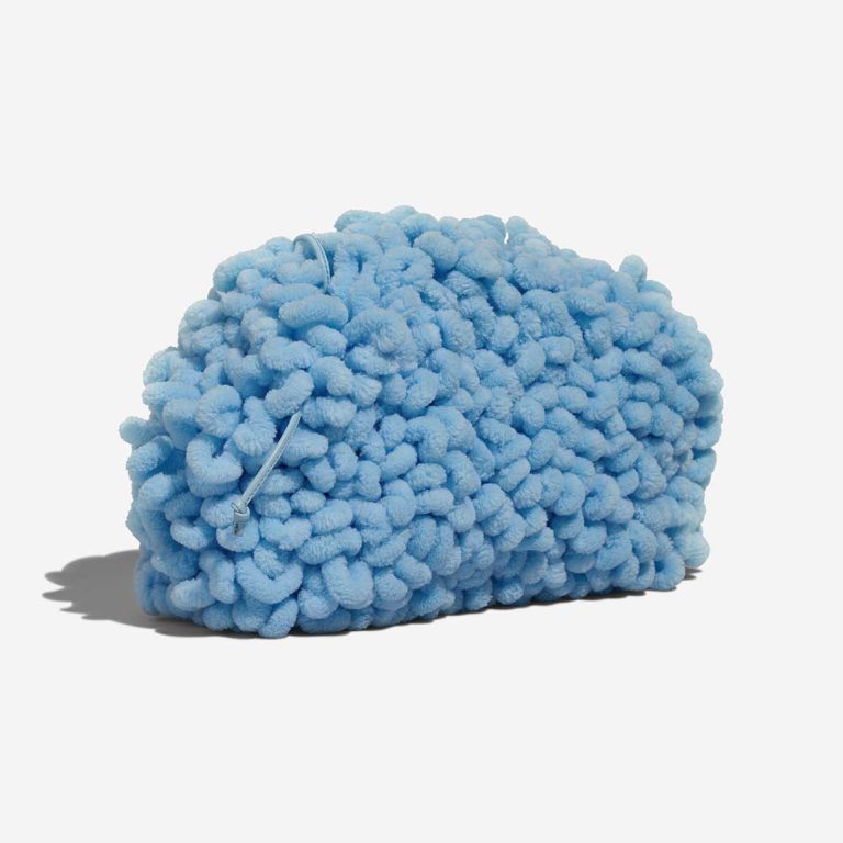 Bottega Veneta Pouch Small Chenille / Lamb Light Blue | Sell your designer bag