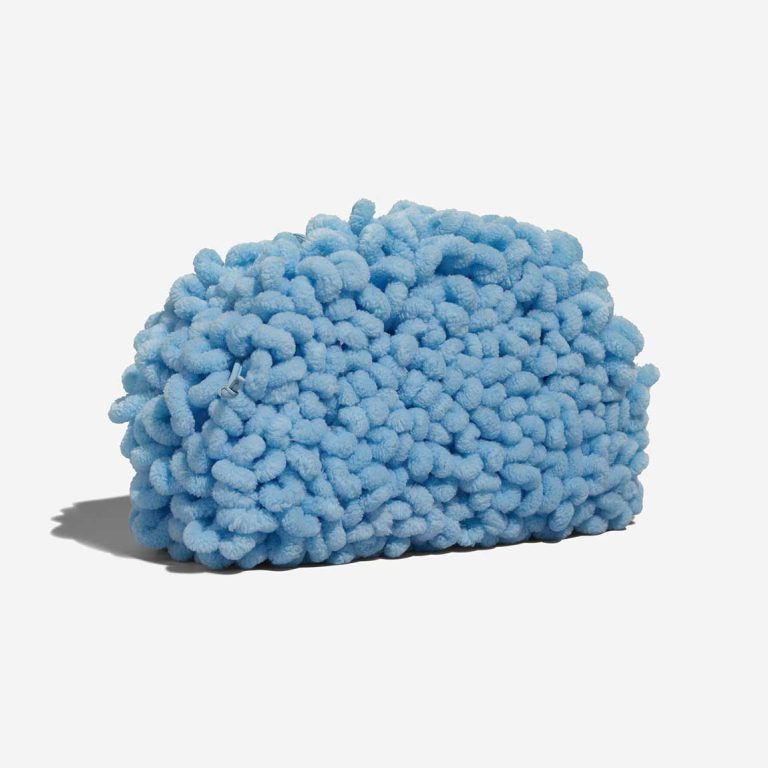 Bottega Veneta Pouch Small Chenille / Lamb Light Blue | Sell your designer bag