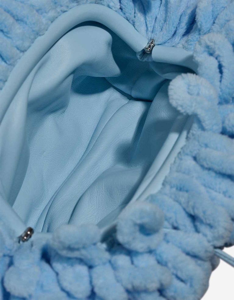 Bottega Veneta Pouch Small Chenille / Lamb Light Blue Inside | Sell your designer bag